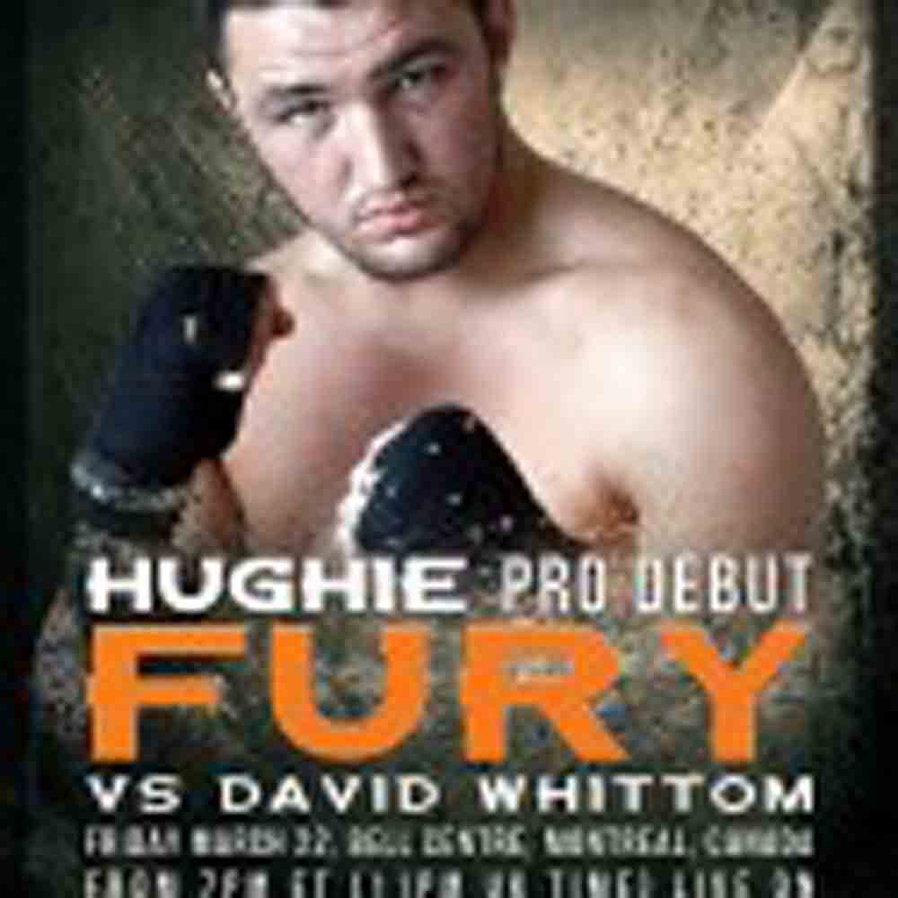 Hughie Fury’s pro debut to be broadcast live on Wealth TV