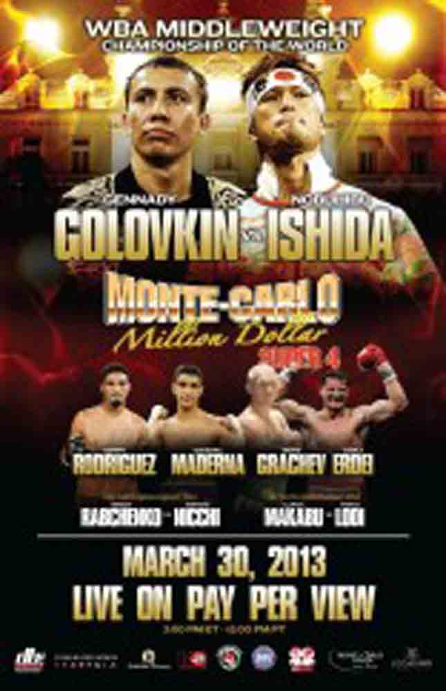 Golovkin vs Ishida Banner-Marzo, 30, 2013