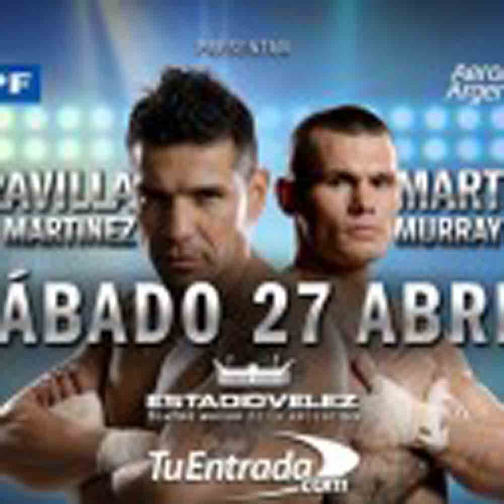Confirmados los combates para el 27 de abril en Vélez Sarsfield