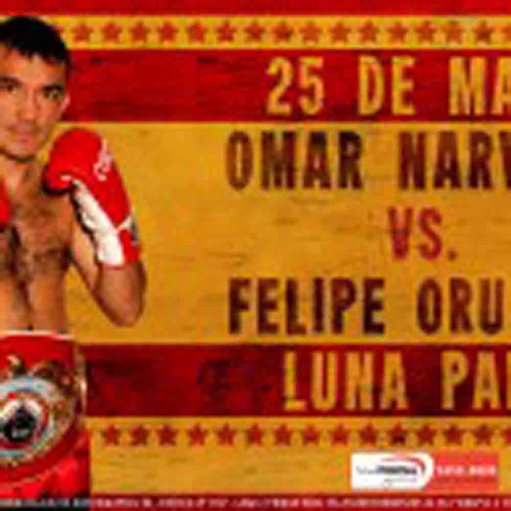 Omar Narváez ante Felipe Orucuta 25 de Mayo en Luna Park