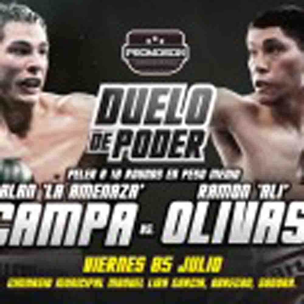 CAMPA VS OLIVAS, REVANCHA ESPERADA