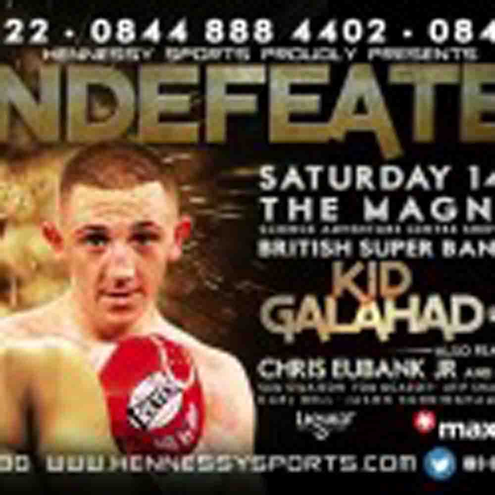 HUGHIE LEWIS FURY VS SHANE MCPHILBIN ADDED TO THE KID GALAHAD UNDERCARD