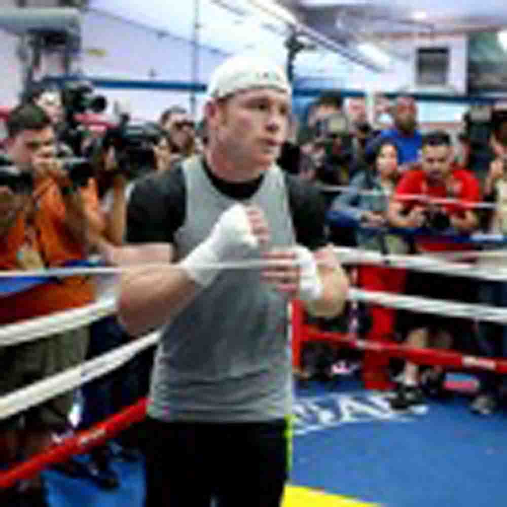 Entrenamie​nto del ‘Canelo’ en Big Bear