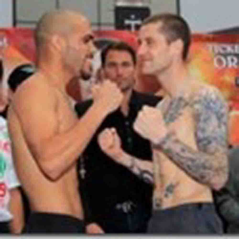 Official Weigh-In:RICKY BURNS 134.3 LBS – RAY BELTRAN 134.8 LBS