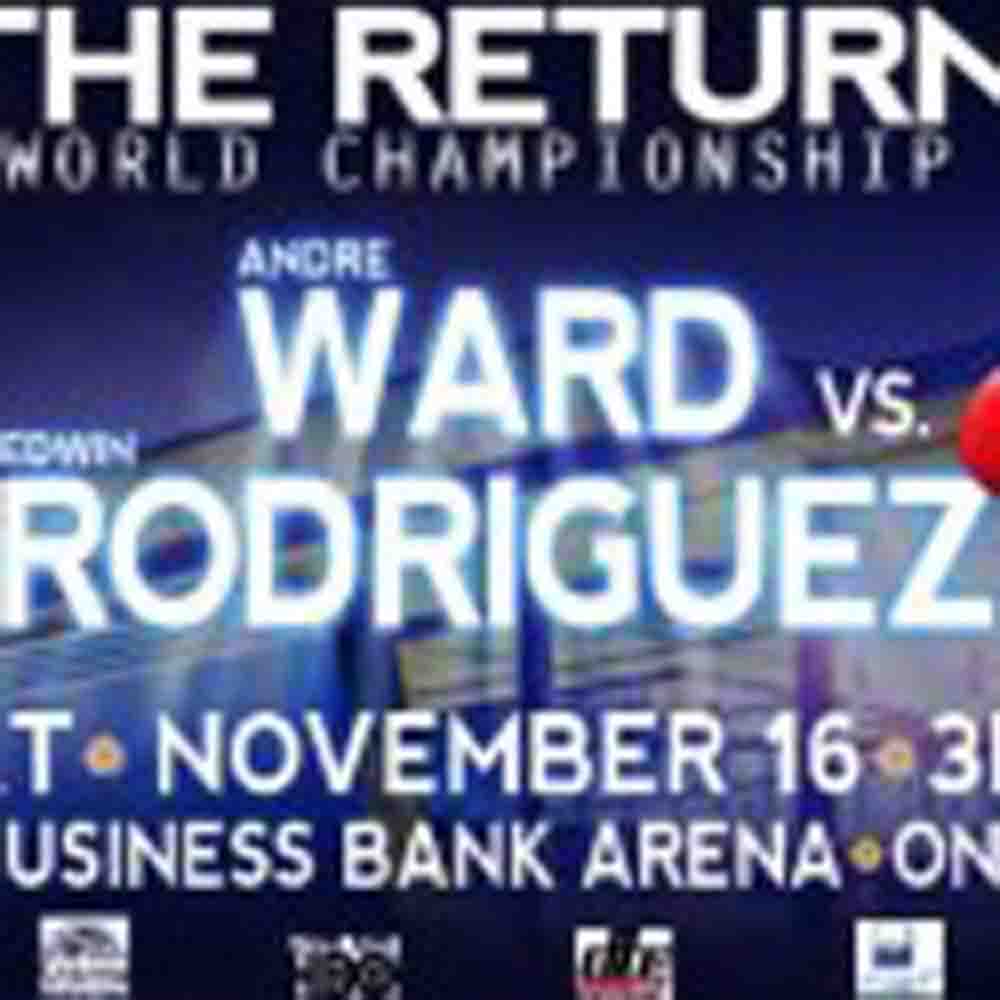 Ward vs. Rodriguez Ticket Sales Today