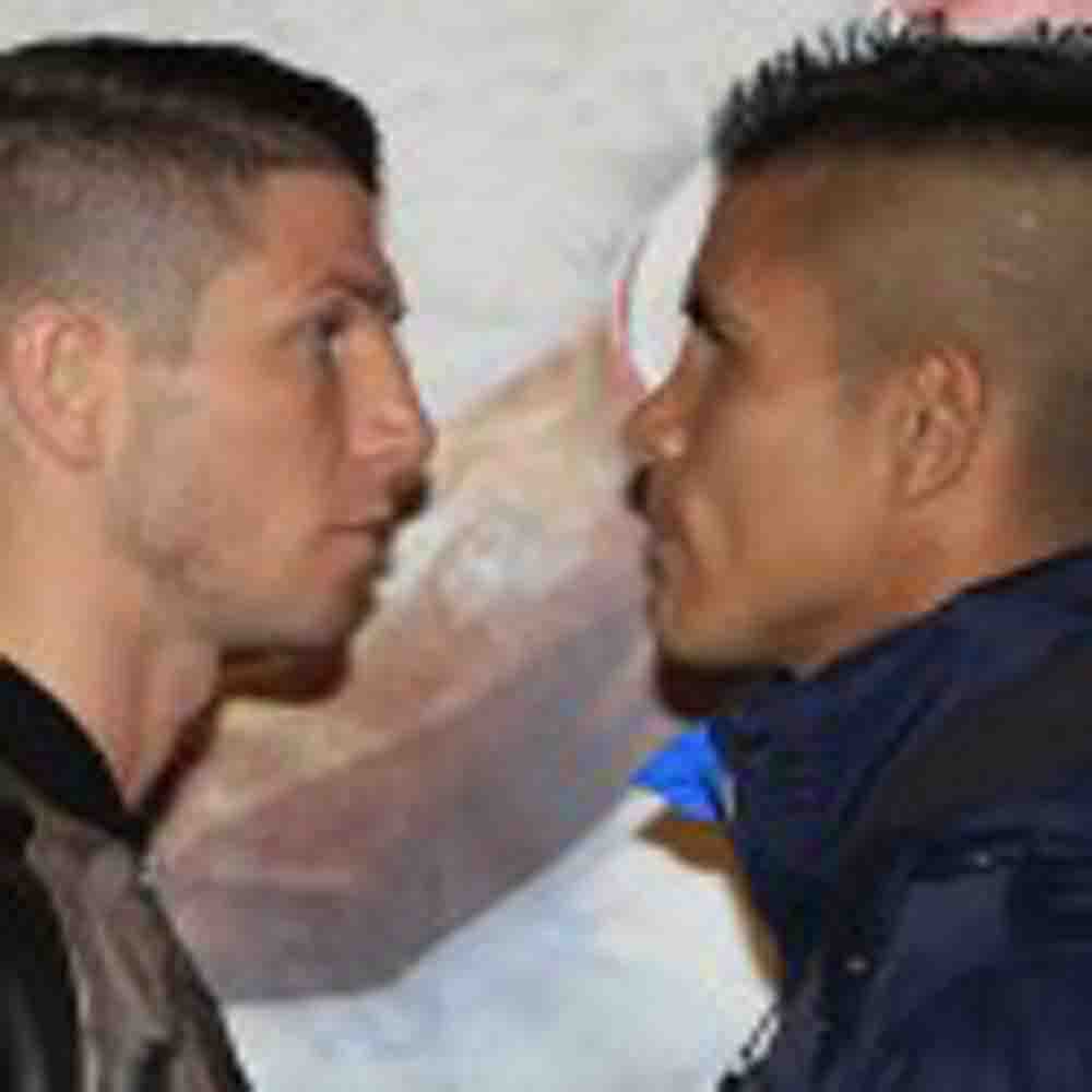 Javier Maciel and Brian Rose face to face in Sheffield WBO junior middleweight title eliminator