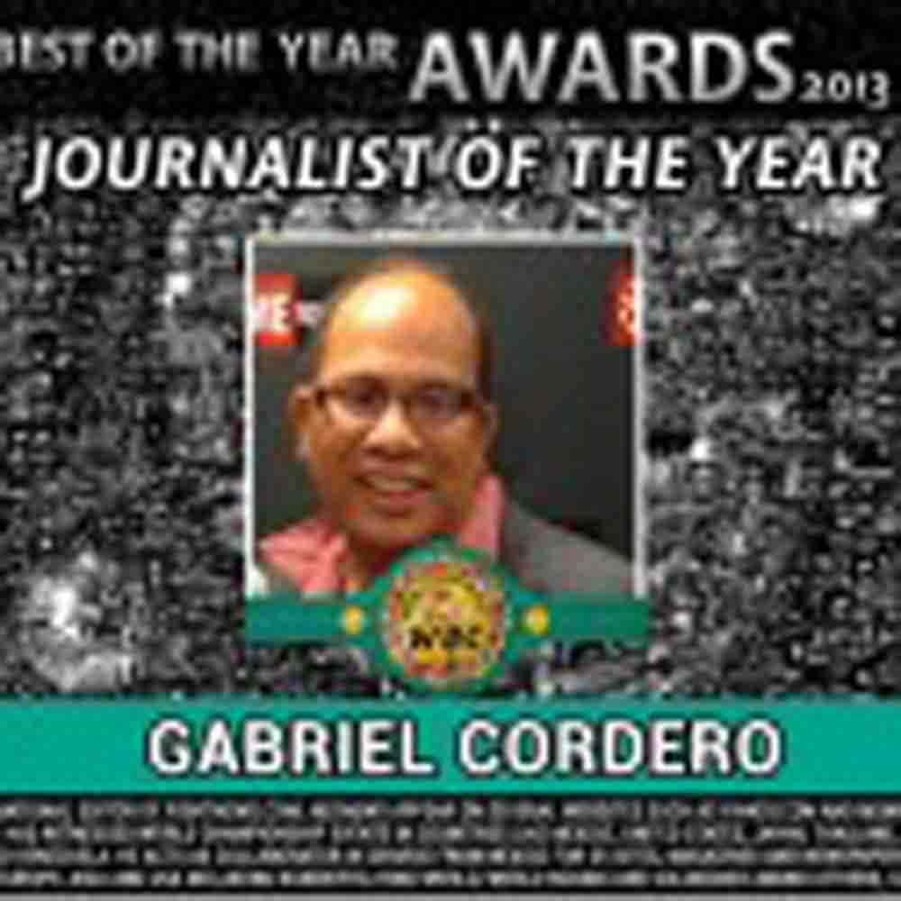 Gabriel F. Cordero / ‘Periodista del Año 2013 C.M.B.’