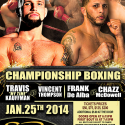 Travis Kauffman to battle Vincent Thompson on January 25th at the Sands in Bethlehem, PA