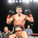 Diego Magdaleno en acción este sábado en “Solo Boxeo Tecate” desde Pharr, Texas