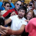 PACQUIAO YA ESTA EN LAS VEGAS