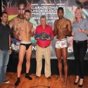 Robert Hilario Tiburón dio un peso de 76 kilos, por los 75,95 kilos de Roberto Cocco “El Martillo”
