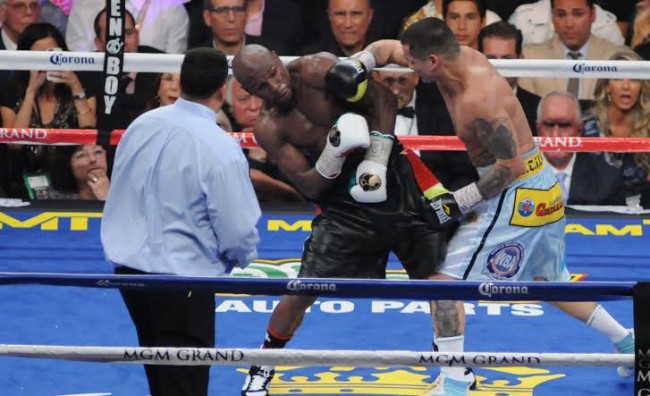 mayweather vs maidana pelea-jorge najera