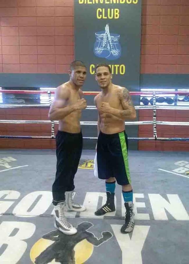 24 jun 2014 Juanma Lopez and Jonathan Oquendo media day 2