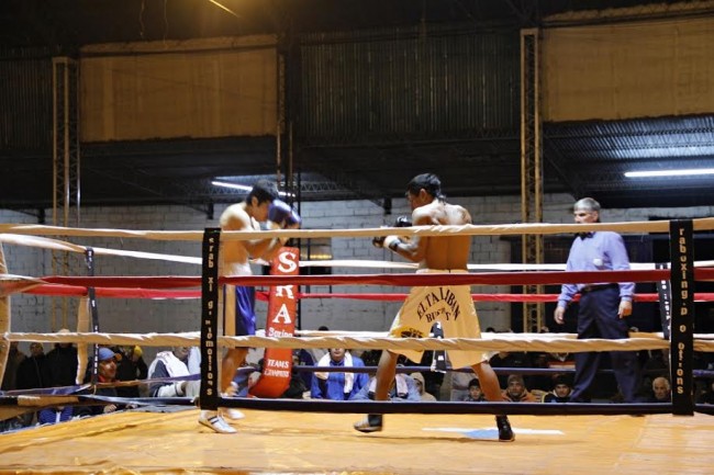 bustos vs salvatierra pelea1-sra boxing