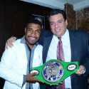 Nery “Pantera” Saguilán recibe cinturón Internacional WBC y se apresta a seguir cosechando triunfos