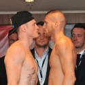 Official Weigh-in: Christopher Rebrasse 167.5 lb vs George Groves 167.4