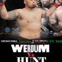 UFC 180 WERDUM vs. HUNT: Resultados pesaje oficial