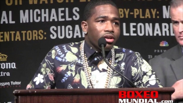 Video: Adrien Broner at John Molina post fight presser: “I would fight anyone they put in front of me”