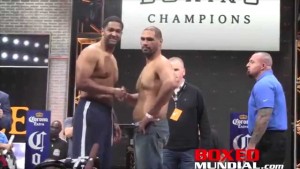 Video: Official Weigh-in: Dominic Breazeale 256.5 vs. Victor Bisbal 241