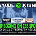 Championship Boxing Returns to CBS Sports Network on Friday, May 29 in Memphis