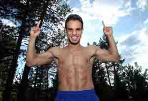 July 1 , 2015, Big Bear ,Ca -- Jose Zepeda trains in Big Bear with trainer Robert Alcazar. Zepeda will face Terry Flanagan in Manchaster, England for the vacant WBO lightweight title on July 11th. --- Photo Credit : Chris Farina - Top Rank (no other credit allowed) copyright 2015