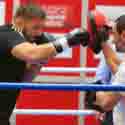 Chagaev and Pianeta looking sharp in public work-out