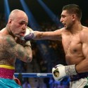 Amir Khan derrotó a Luis Collazo en buena forma y pidió a Floyd Mayweather Jr.